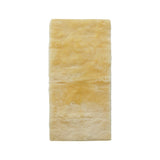2" X 5" Natural Off White Medical Grade Double Sheepskin Throw Blanket - Homeroots