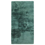 2" X 5" Green Natural Off White Medical Grade Double Sheepskin Throw Blanket
