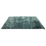 2" X 5" Green Natural Off White Medical Grade Double Sheepskin Throw Blanket - Homeroots