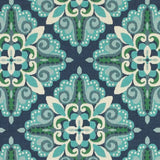 4' X 6' Blue and Green Indoor Outdoor Area Rug - Homeroots - Flyclothing LLC