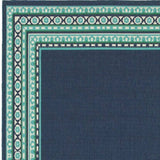 Blue and Green Indoor Outdoor Area Rug - Homeroots - Flyclothing LLC