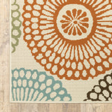 2' X 4' Beige Indoor Outdoor Area Rug - Homeroots