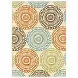 4' X 6' Beige Indoor Outdoor Area Rug - Homeroots