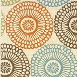 5' X 8' Beige Indoor Outdoor Area Rug - Homeroots