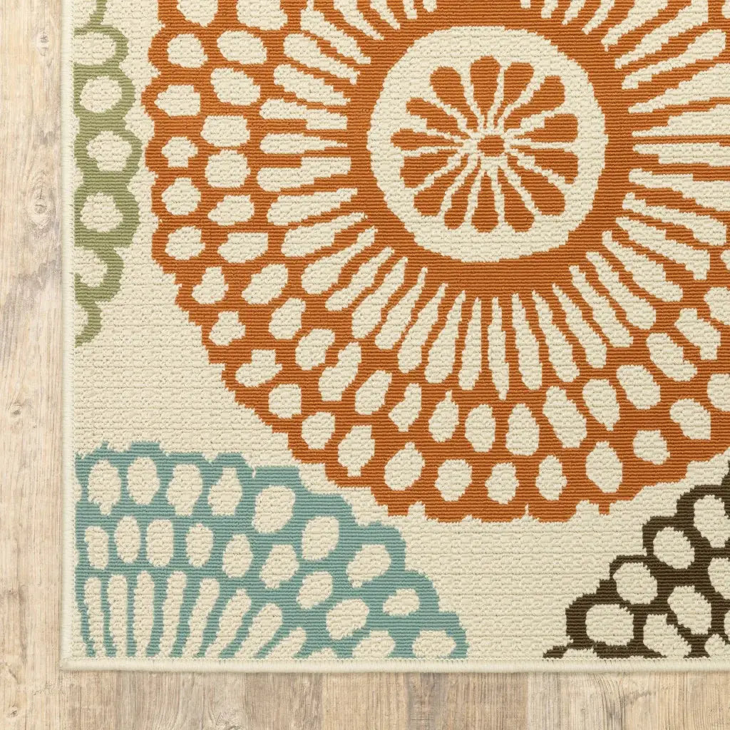 7' X 10' Beige Indoor Outdoor Area Rug - Homeroots - Flyclothing LLC