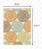 7' X 10' Beige Indoor Outdoor Area Rug - Homeroots