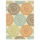 7' X 10' Beige Indoor Outdoor Area Rug - Homeroots
