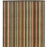 2' X 8' Green Indoor Outdoor Area Rug - Homeroots