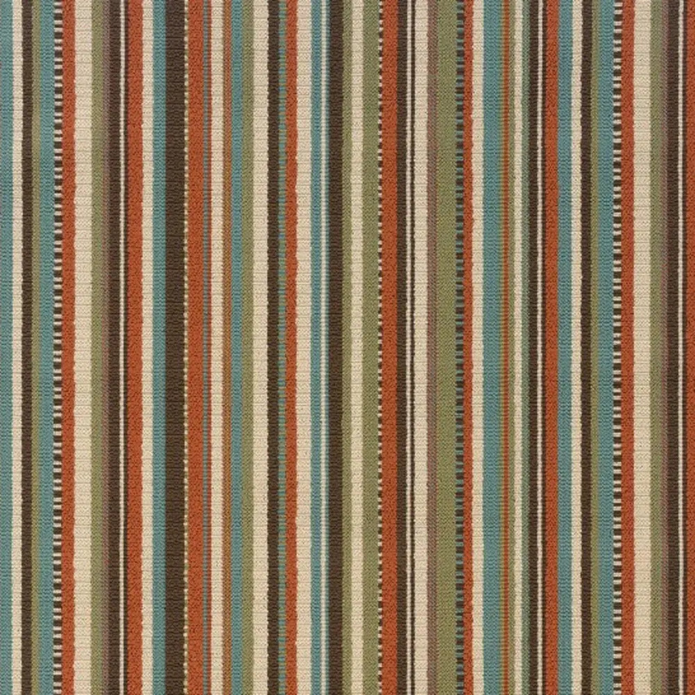 7' X 10' Green Indoor Outdoor Area Rug - Homeroots - Flyclothing LLC