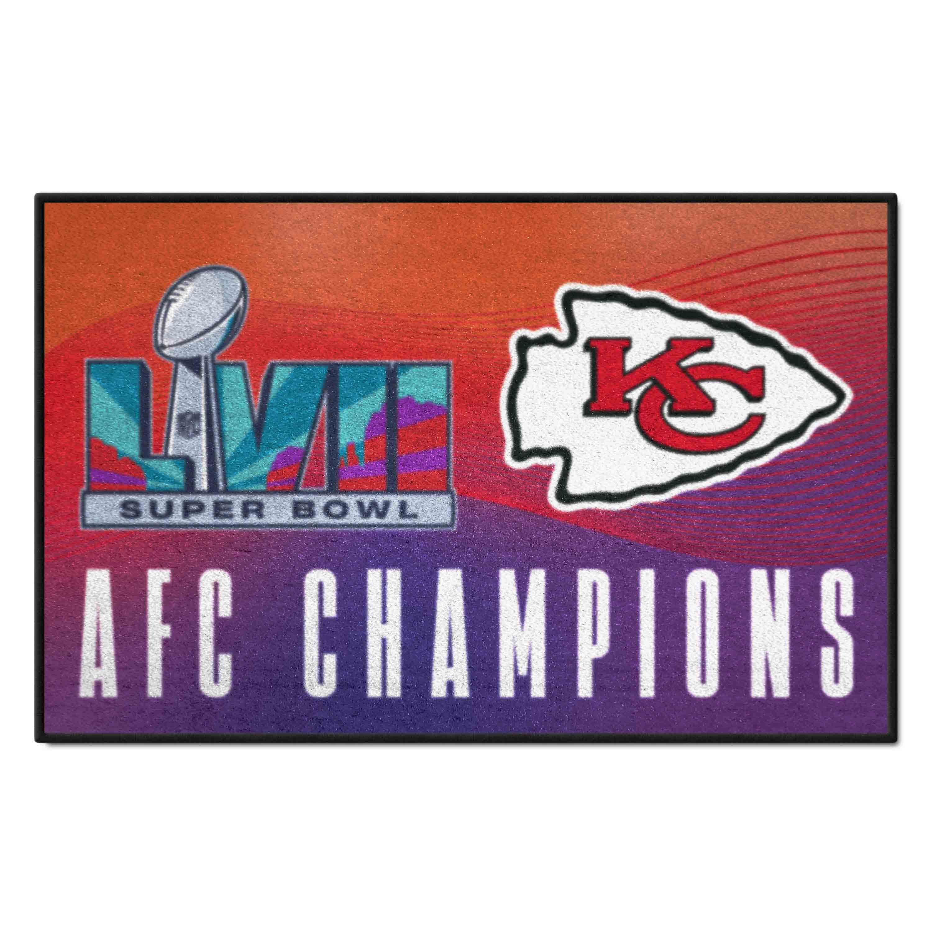 Kansas City Chiefs Super Bowl LVII AFC Championship Starter Mat - Kansas City Chiefs
