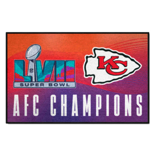 Kansas City Chiefs Super Bowl LVII AFC Championship Starter Mat - Kansas City Chiefs