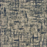5' X 8' Gray And Navy Abstract Area Rug - Homeroots - Flyclothing LLC