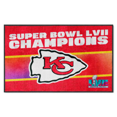 Kansas City Chiefs Super Bowl LVII 4X6 Logo Mat - Landscape - Kansas City Chiefs