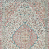 8' X 10' Ivory And Pink Oriental Area Rug - Homeroots