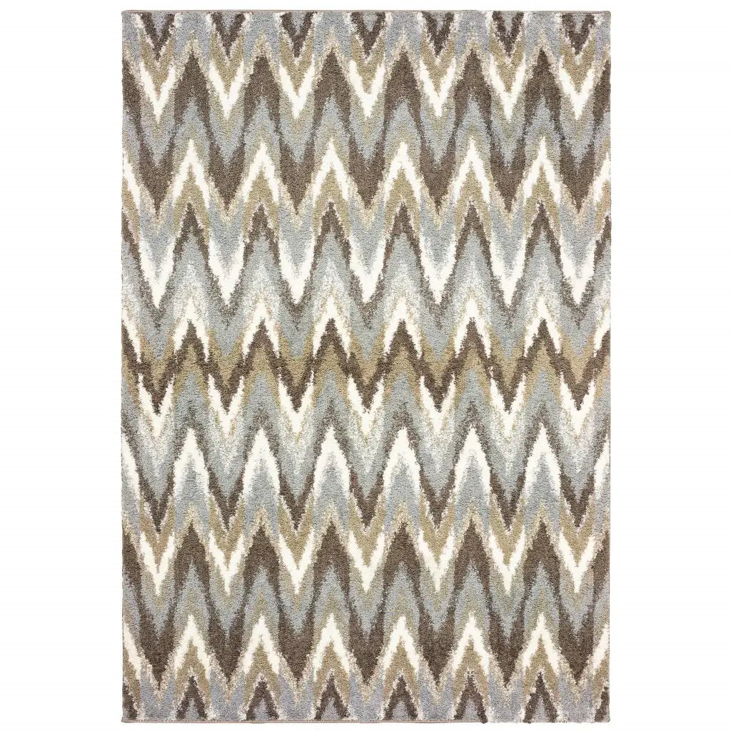 10' X 13' Taupe Dhurrie Area Rug - Homeroots - Flyclothing LLC