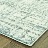 2' X 8' Ivory And Gray Abstract Strokes Runner Rug - Homeroots - Flyclothing LLC
