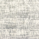 7' X 10' Ivory And Gray Abstract Strokes Area Rug - Homeroots