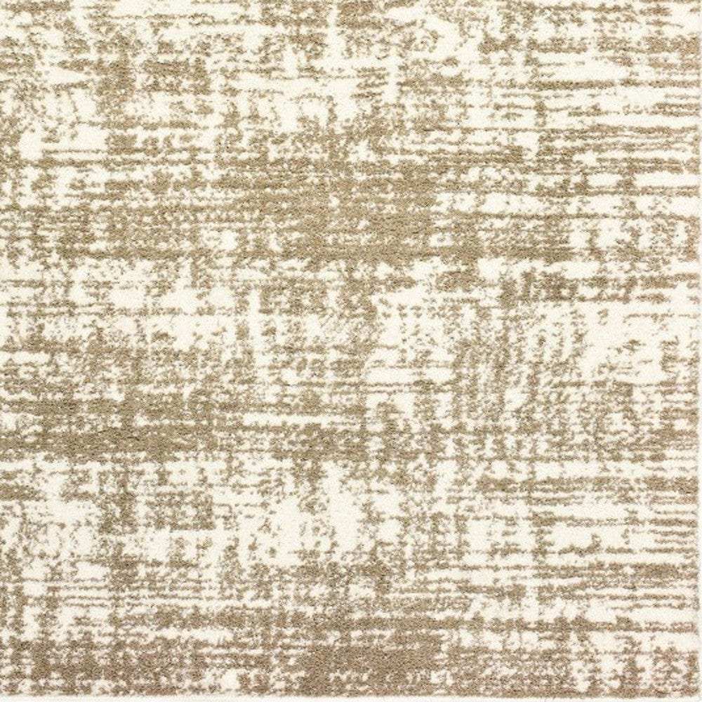 7' X 10' Ivory Shag Power Loom Area Rug - Homeroots - Flyclothing LLC