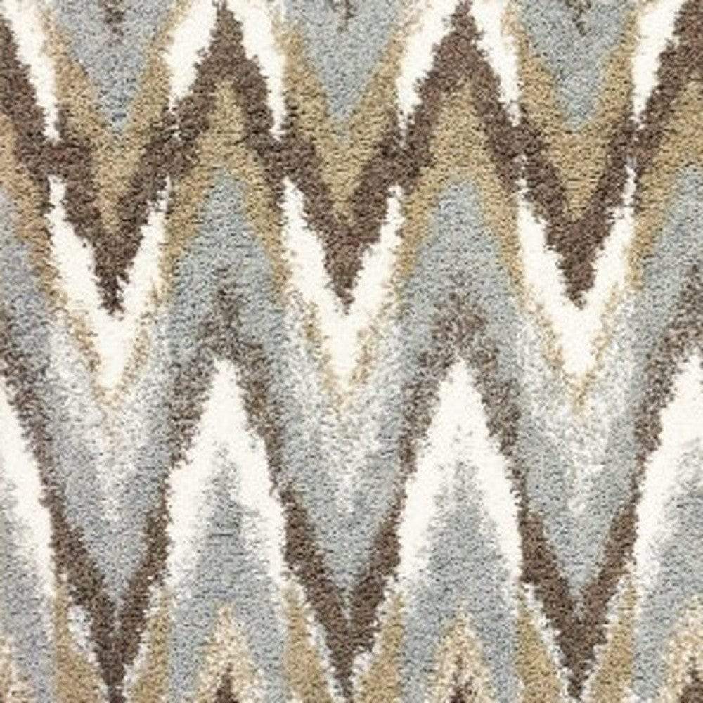2' X 3' Gray Shag Power Loom Area Rug - Homeroots - Flyclothing LLC
