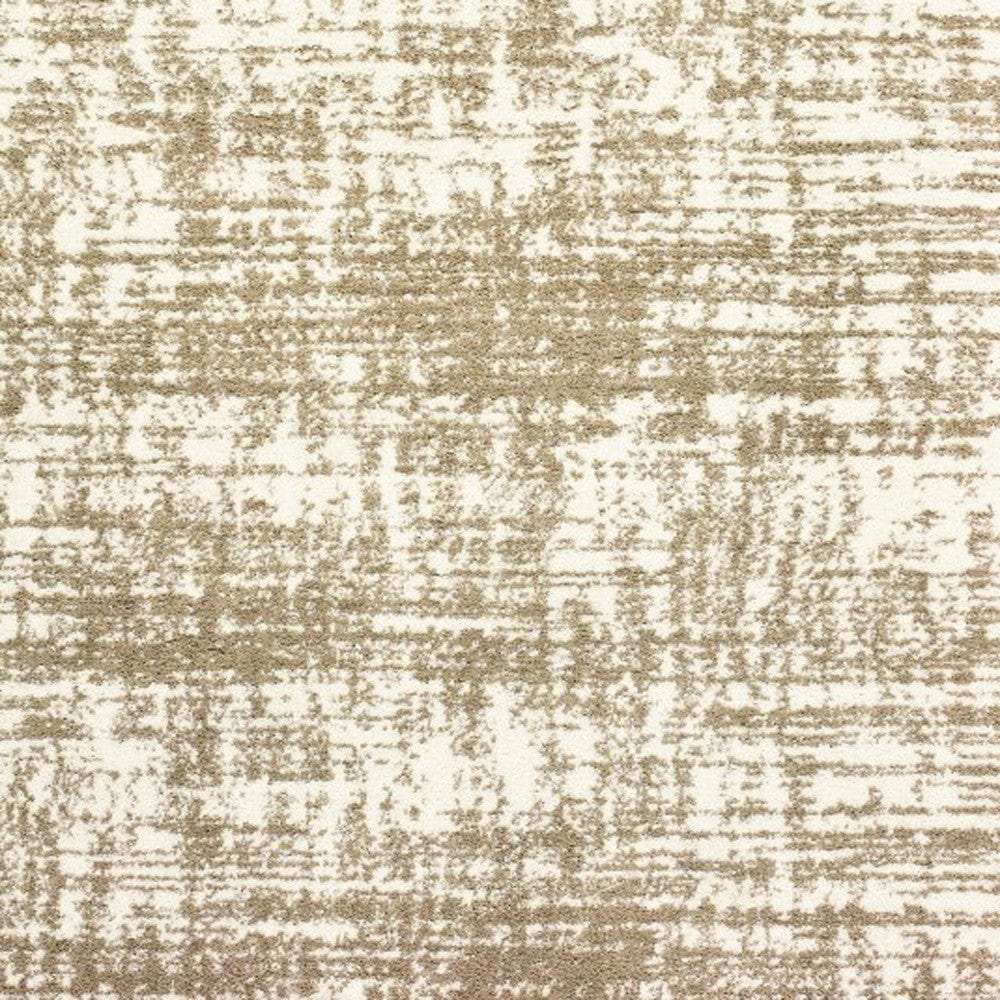 2' X 3' Ivory And Gray Abstract Strokes Scatter Rug - Homeroots - Flyclothing LLC