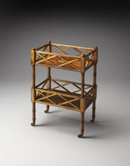Olive Ash Burl Mobile Server - Homeroots