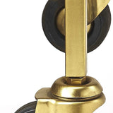 Polished Gold Bar Cart - Homeroots - Flyclothing LLC