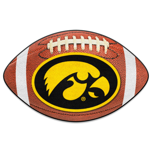 Iowa Hawkeyes Football Rug - 20.5in. x 32.5in. - Iowa