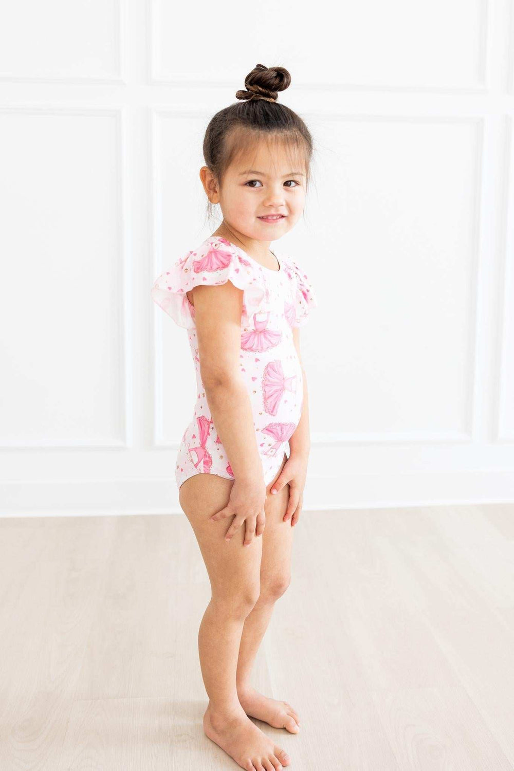 Pirouette S/S Flutter Sleeve Leotard - Mila & Rose ® - Flyclothing LLC