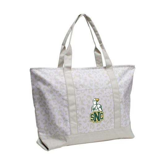 St Norbert Leopard Pattern Tote - Logo Brands - Flyclothing LLC