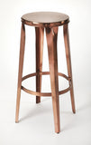 30" Copper Iron Backless Bar Height Bar Chair - Homeroots - Flyclothing LLC