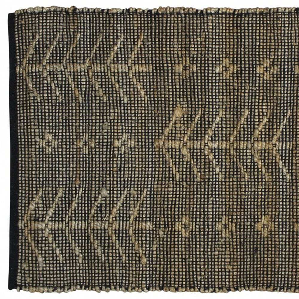 2' X 3' Black Distressed Tribal Scatter Rug - Homeroots - Flyclothing LLC