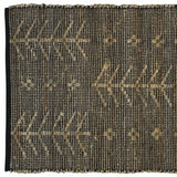 2' X 3' Black Distressed Tribal Scatter Rug - Homeroots - Flyclothing LLC