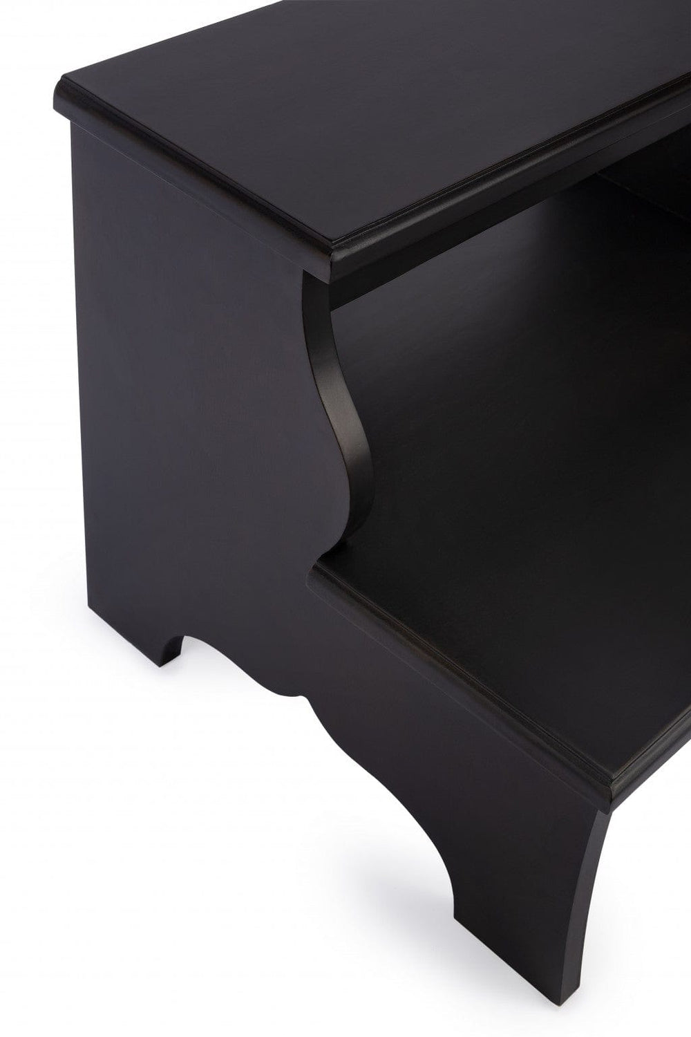 18" Dark Brown Wood Step Stool - Homeroots - Flyclothing LLC