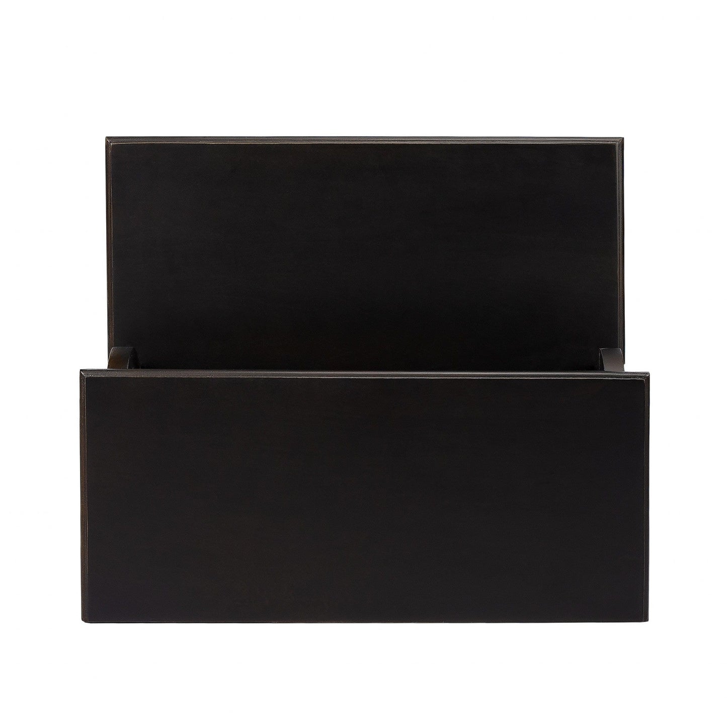 18" Dark Brown Wood Step Stool - Homeroots - Flyclothing LLC