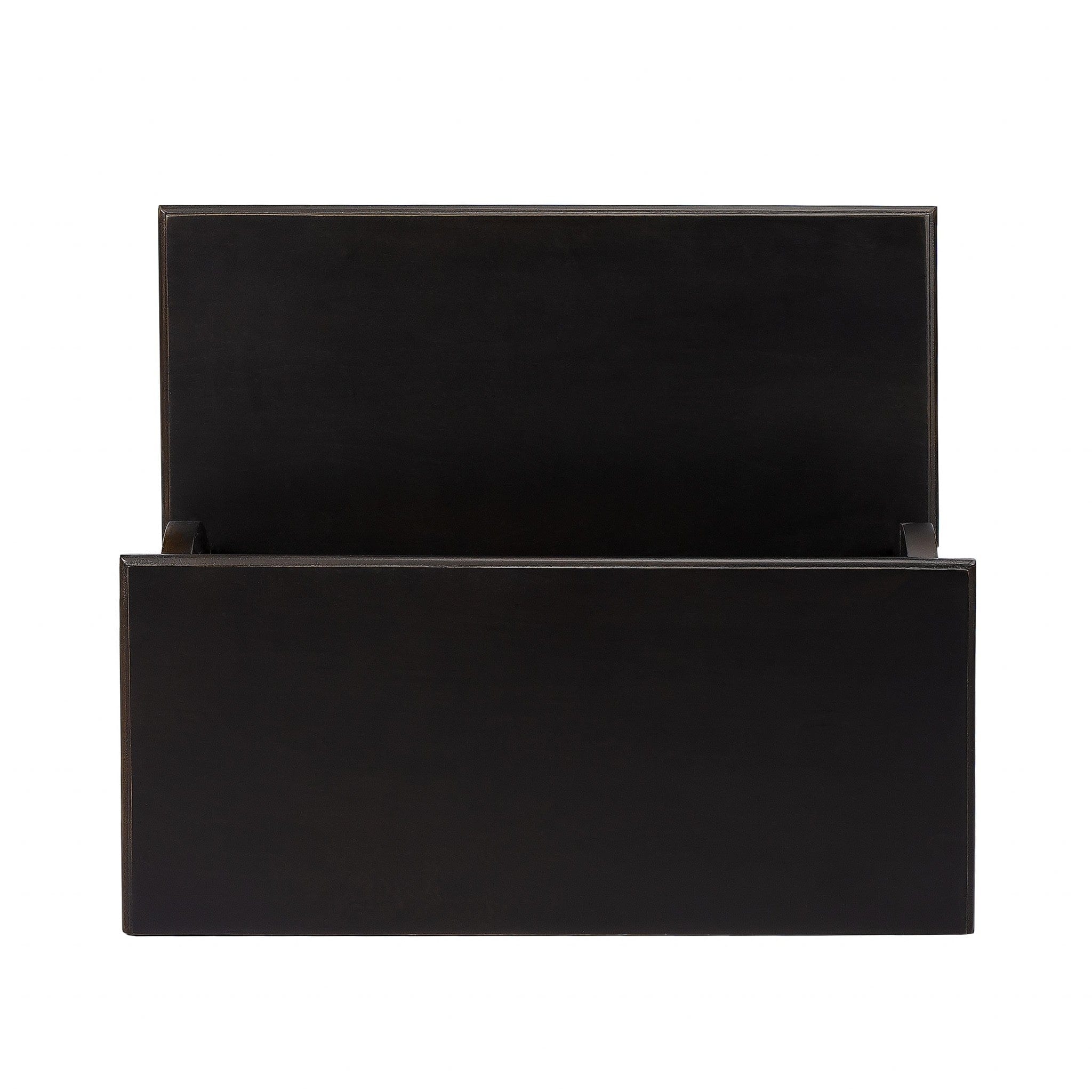 18" Dark Brown Wood Step Stool - Homeroots - Flyclothing LLC