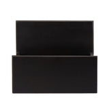 18" Dark Brown Wood Step Stool - Homeroots - Flyclothing LLC