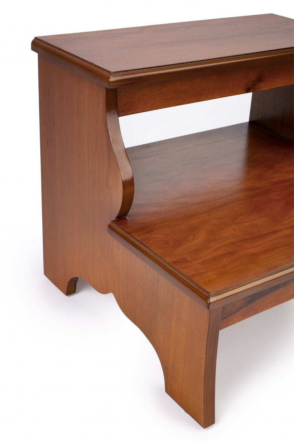 15" Brown Manufactured Wood Backless Bar Chair - Homeroots - Flyclothing LLC