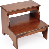 15" Brown Manufactured Wood Backless Bar Chair - Homeroots - Flyclothing LLC