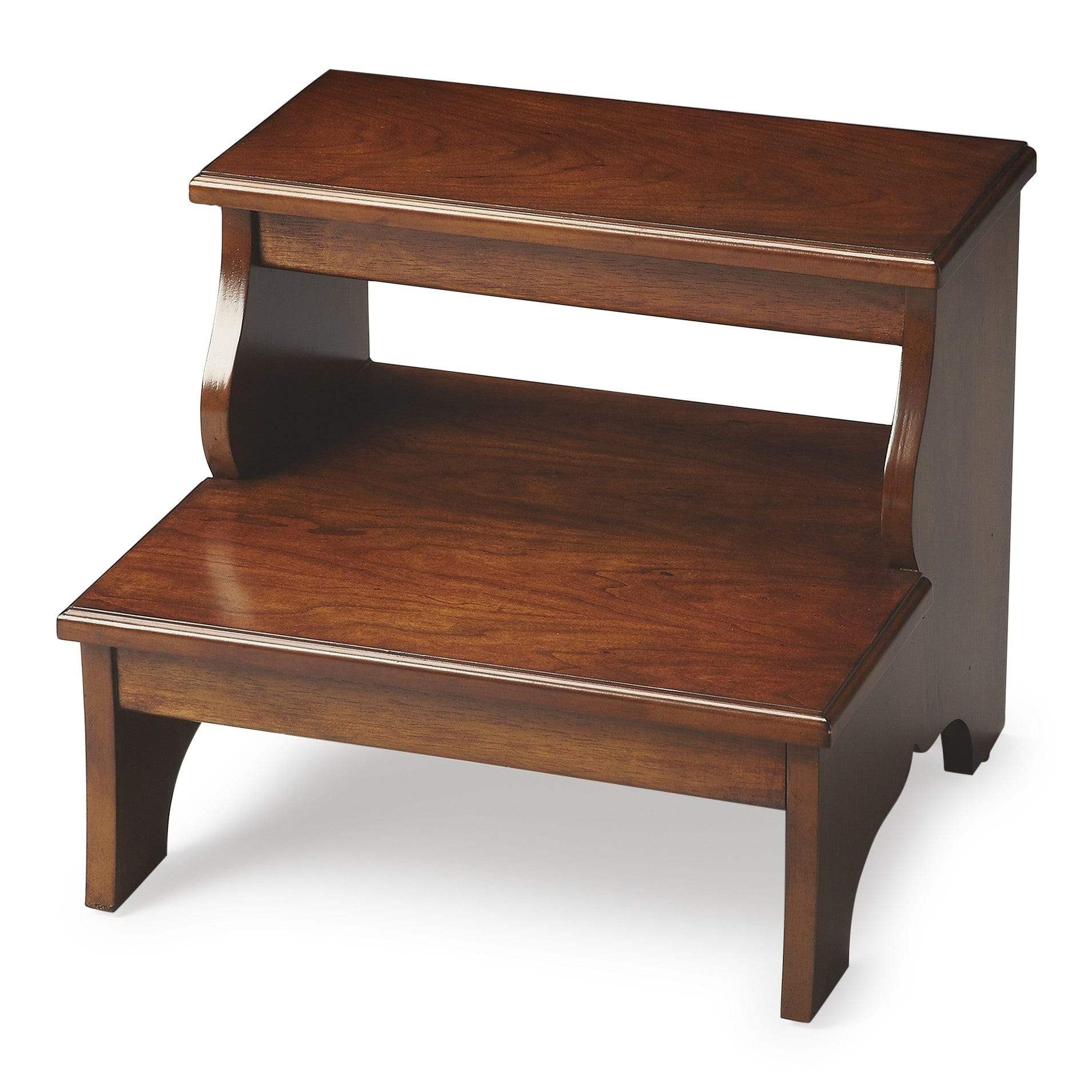 15" Brown Manufactured Wood Backless Bar Chair - Homeroots - Flyclothing LLC