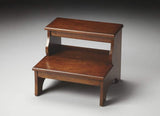 15" Brown Manufactured Wood Backless Bar Chair - Homeroots - Flyclothing LLC