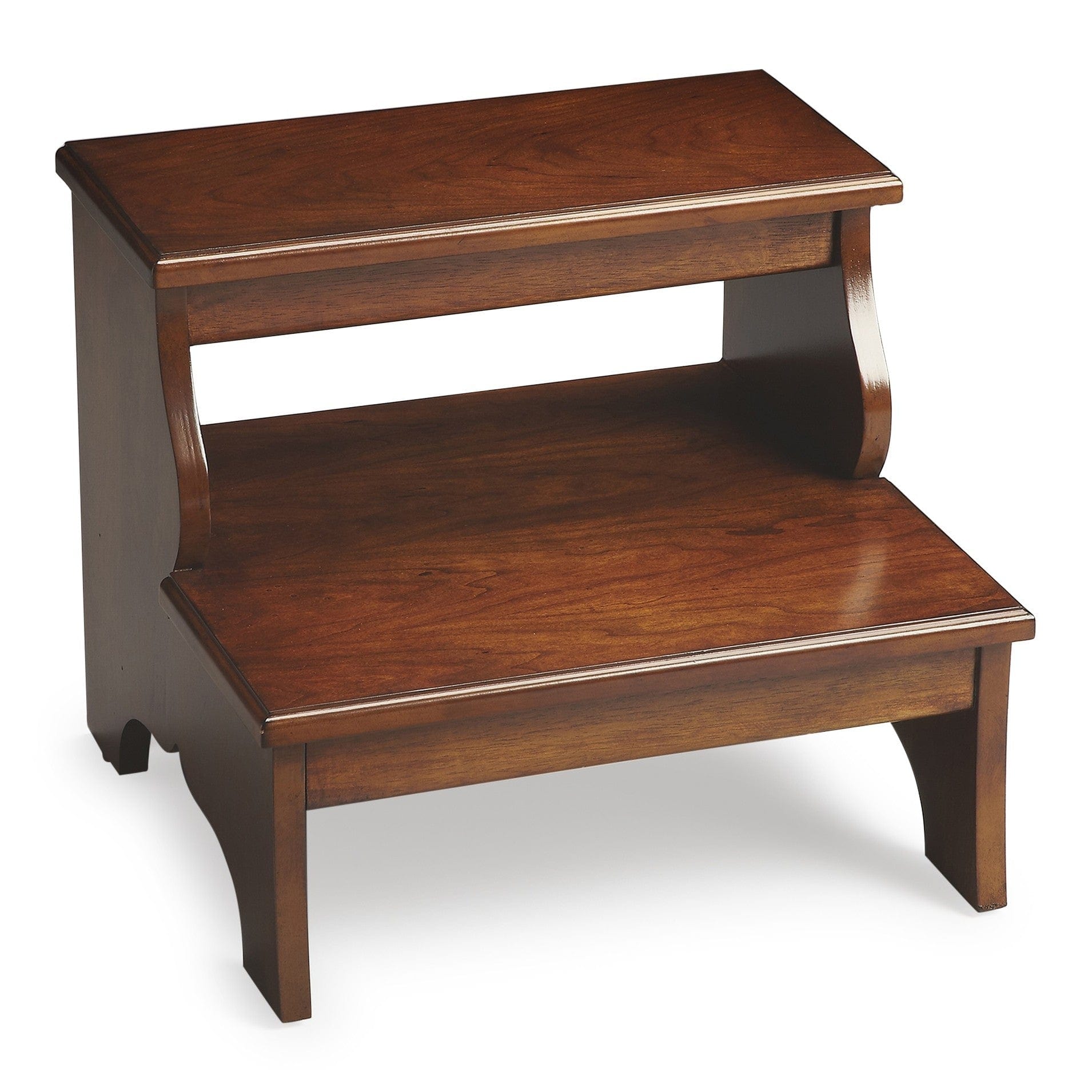 15" Brown Manufactured Wood Backless Bar Chair - Homeroots - Flyclothing LLC