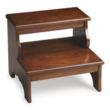 15" Brown Manufactured Wood Backless Bar Chair - Homeroots