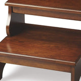 15" Brown Manufactured Wood Backless Bar Chair - Homeroots - Flyclothing LLC