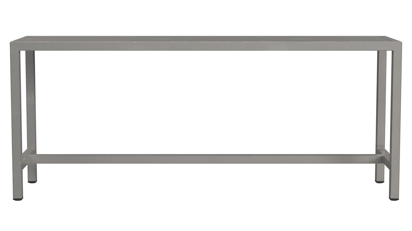 44" Silver Iron Bench - Homeroots - Flyclothing LLC