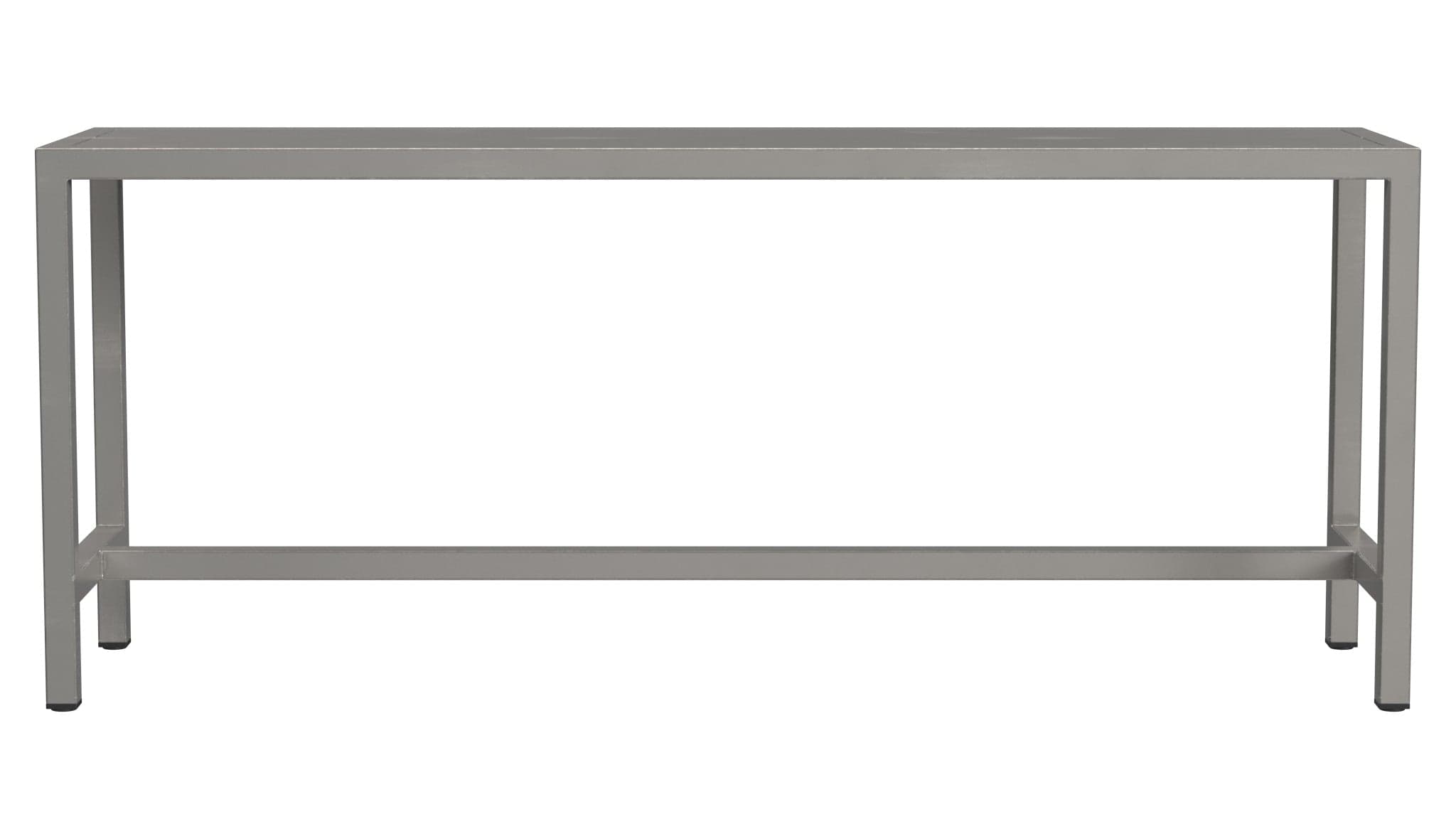 44" Silver Iron Bench - Homeroots - Flyclothing LLC