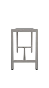 44" Silver Iron Bench - Homeroots - Flyclothing LLC