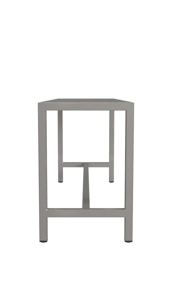 44" Silver Iron Bench - Homeroots