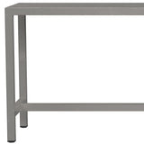 44" Silver Iron Bench - Homeroots - Flyclothing LLC
