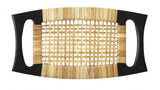 26" Black Ottoman - Homeroots - Flyclothing LLC