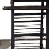 Rustic Black Rail Car Bar Cart - Homeroots - Flyclothing LLC